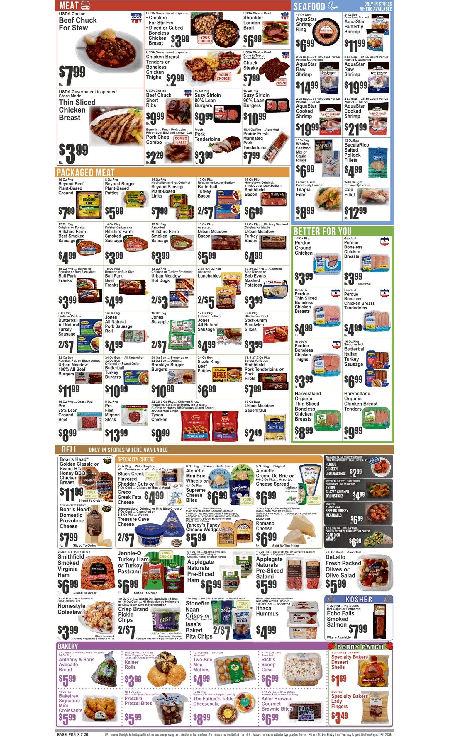 Key Food (108-27 Queens Blvd, Forest Hills, NY) Weekly Ad August 7 - 13, 2026