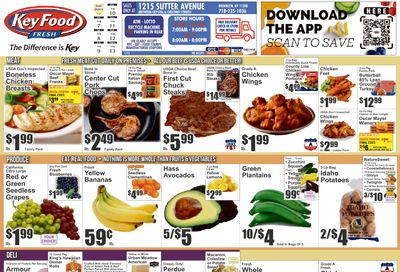 Key Food (1215 Sutter Ave., Brooklyn, NY) Weekly Ad August 7 - 13, 2026
