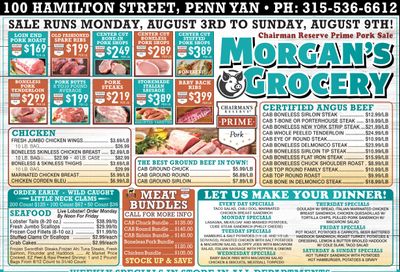 Morgan's Grocery Weekly Ad August 3 - 9, 2026