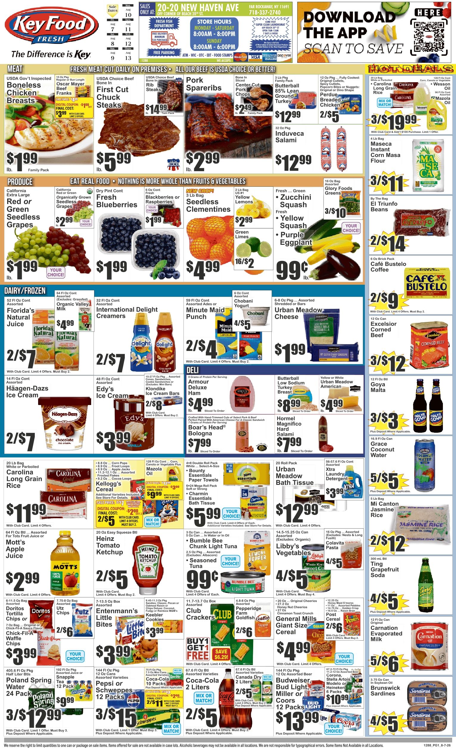 Key Food (Far Rockaway, NY) Weekly Ad August 7 - 13, 2026