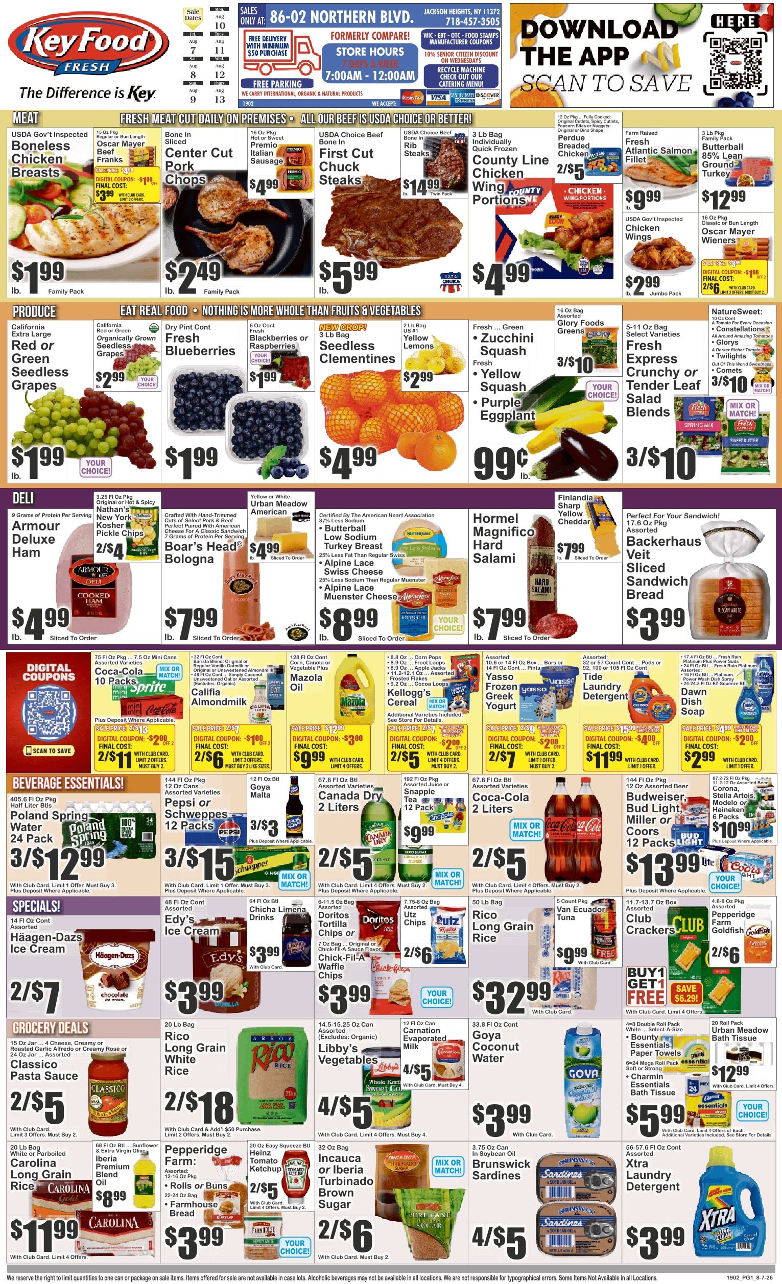 Key Food (Jackson Heights, NY) Weekly Ad August 7 - 13, 2026