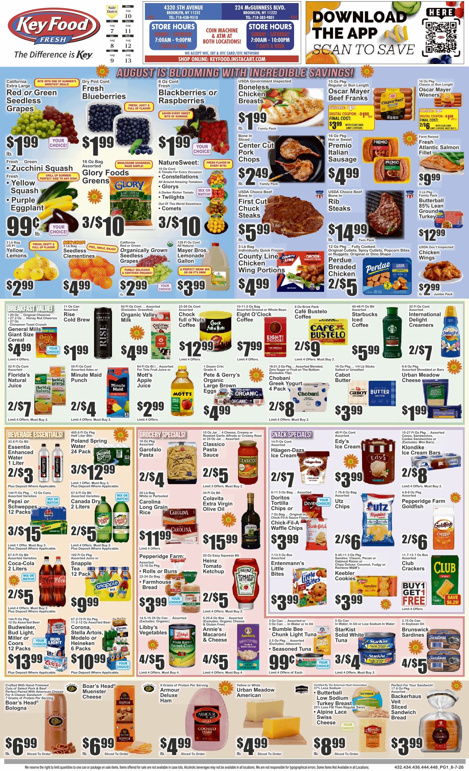 Key Food (New York) Weekly Ad August 7 - 13, 2026