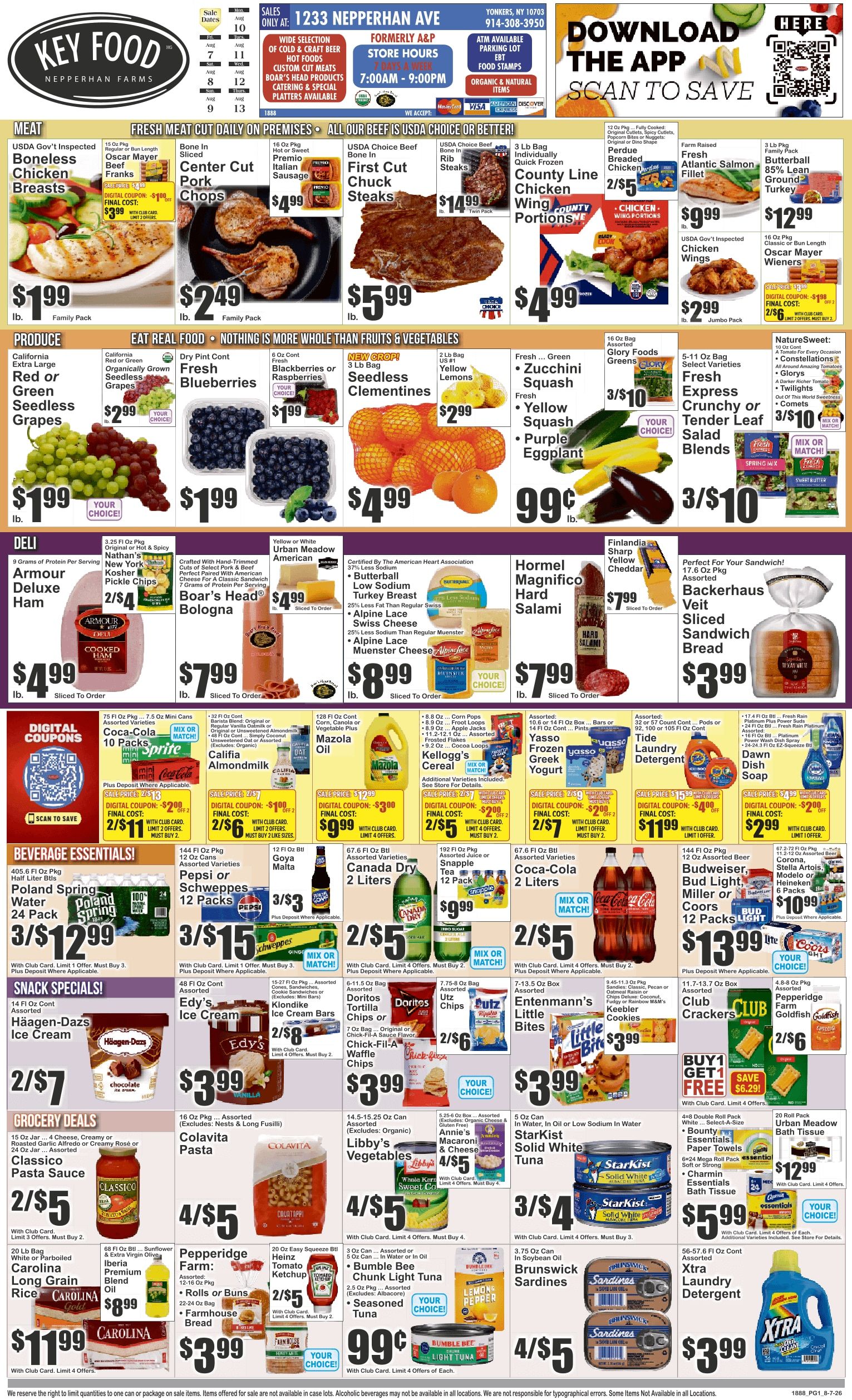 Key Food (Yonkers, NY) Weekly Ad August 7 - 13, 2026