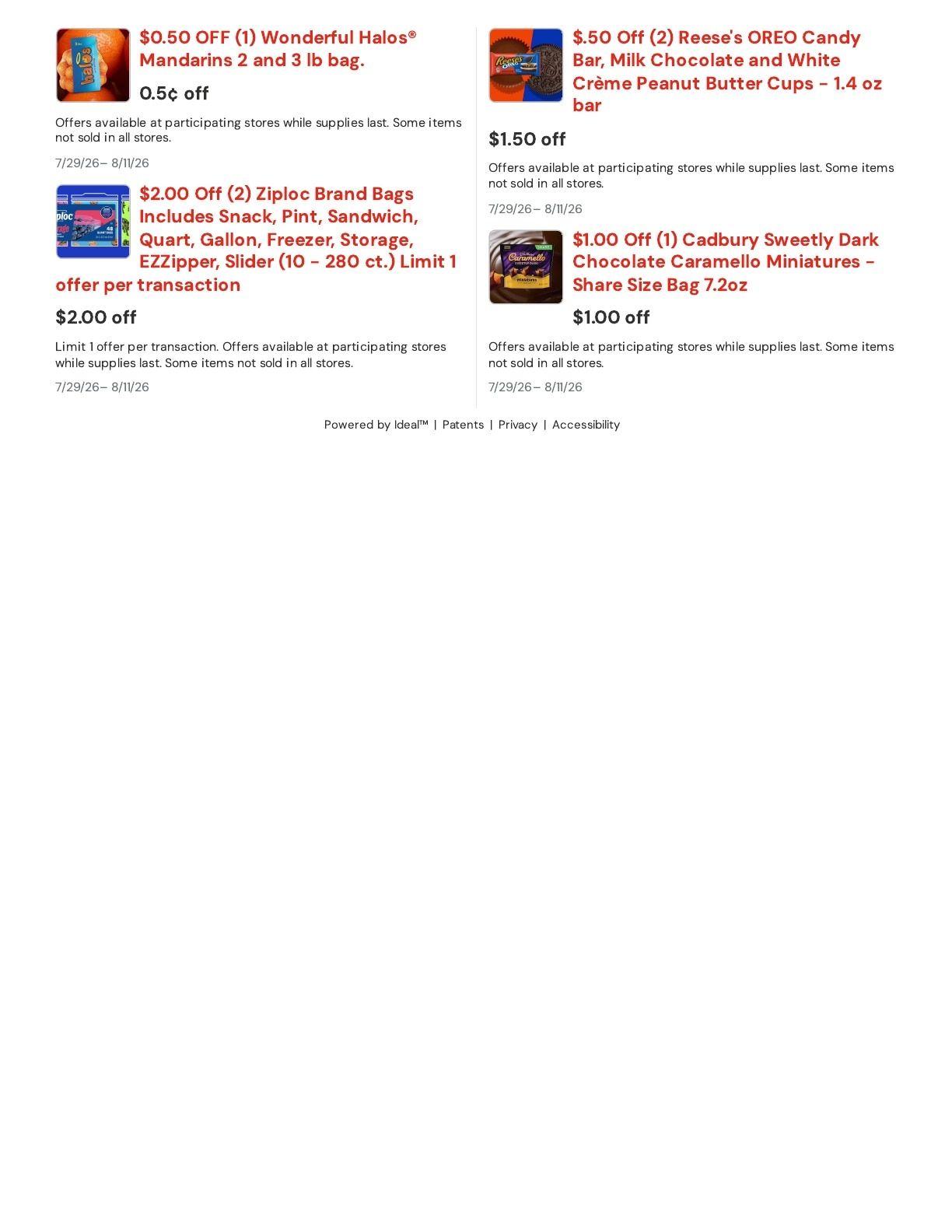 Brookville IGA Weekly Ad July 29 - August 11, 2026