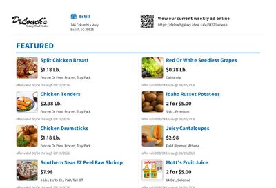 Deloach Galaxy Weekly Ad August 4 - 10, 2026