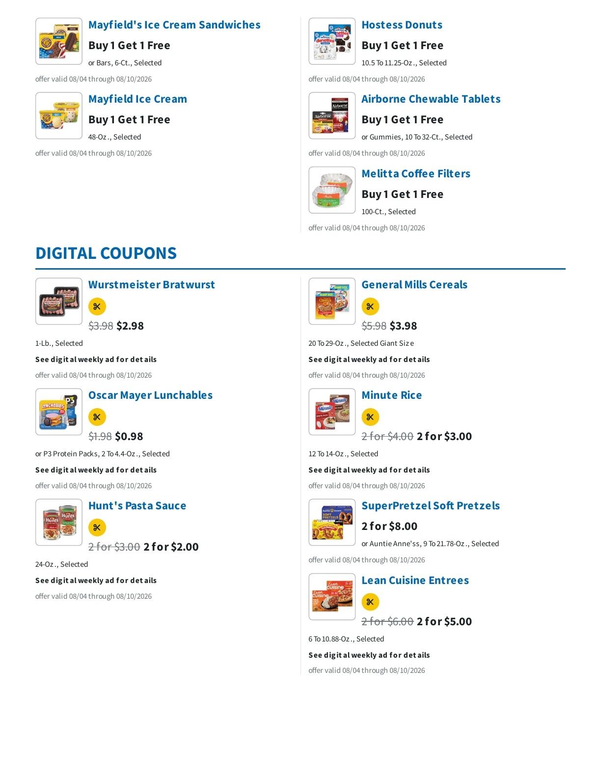 Deloach Galaxy Weekly Ad August 4 - 10, 2026