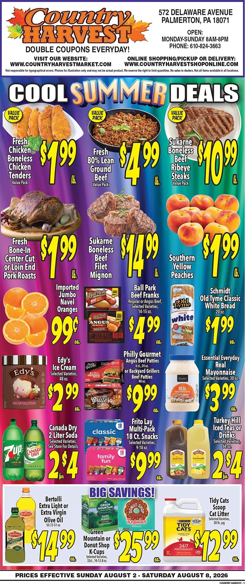 Country Harvest Family Market Weekly Ad August 2 - 8, 2026