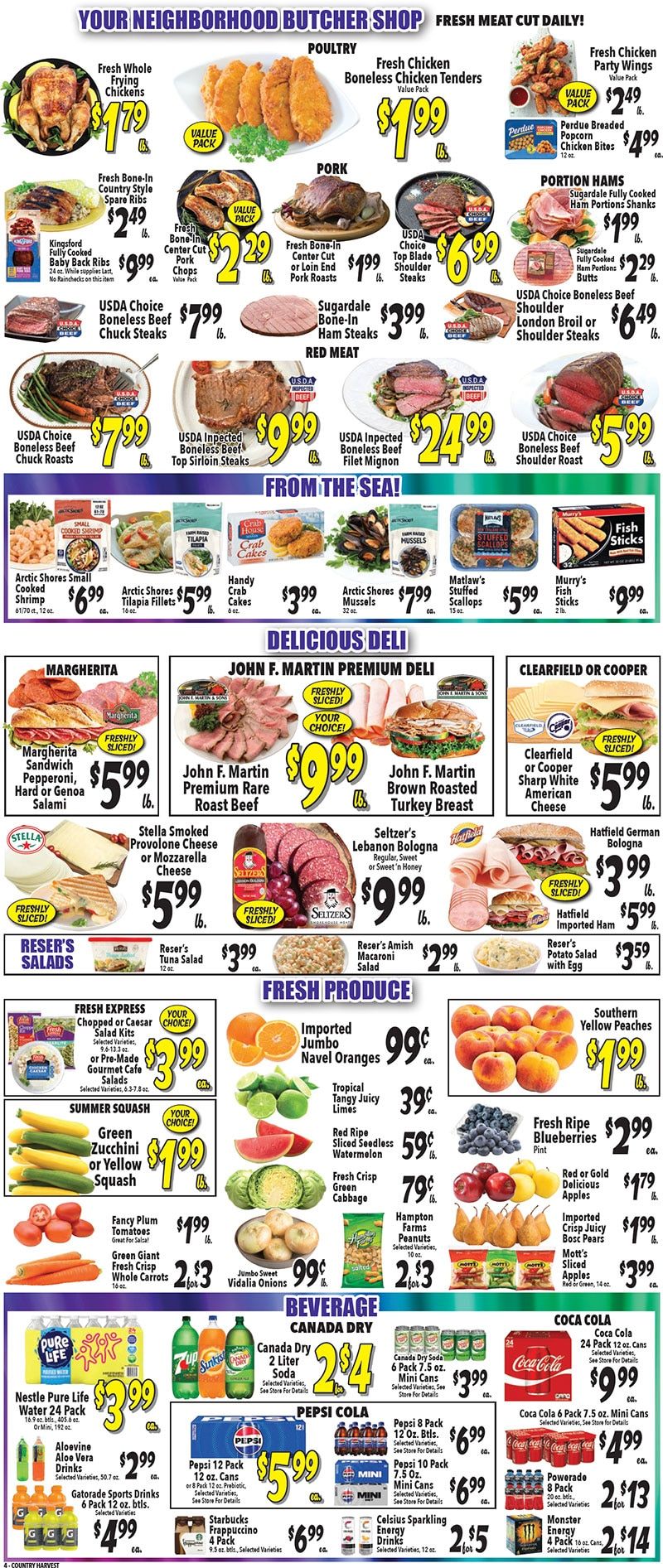 Country Harvest Family Market Weekly Ad August 2 - 8, 2026