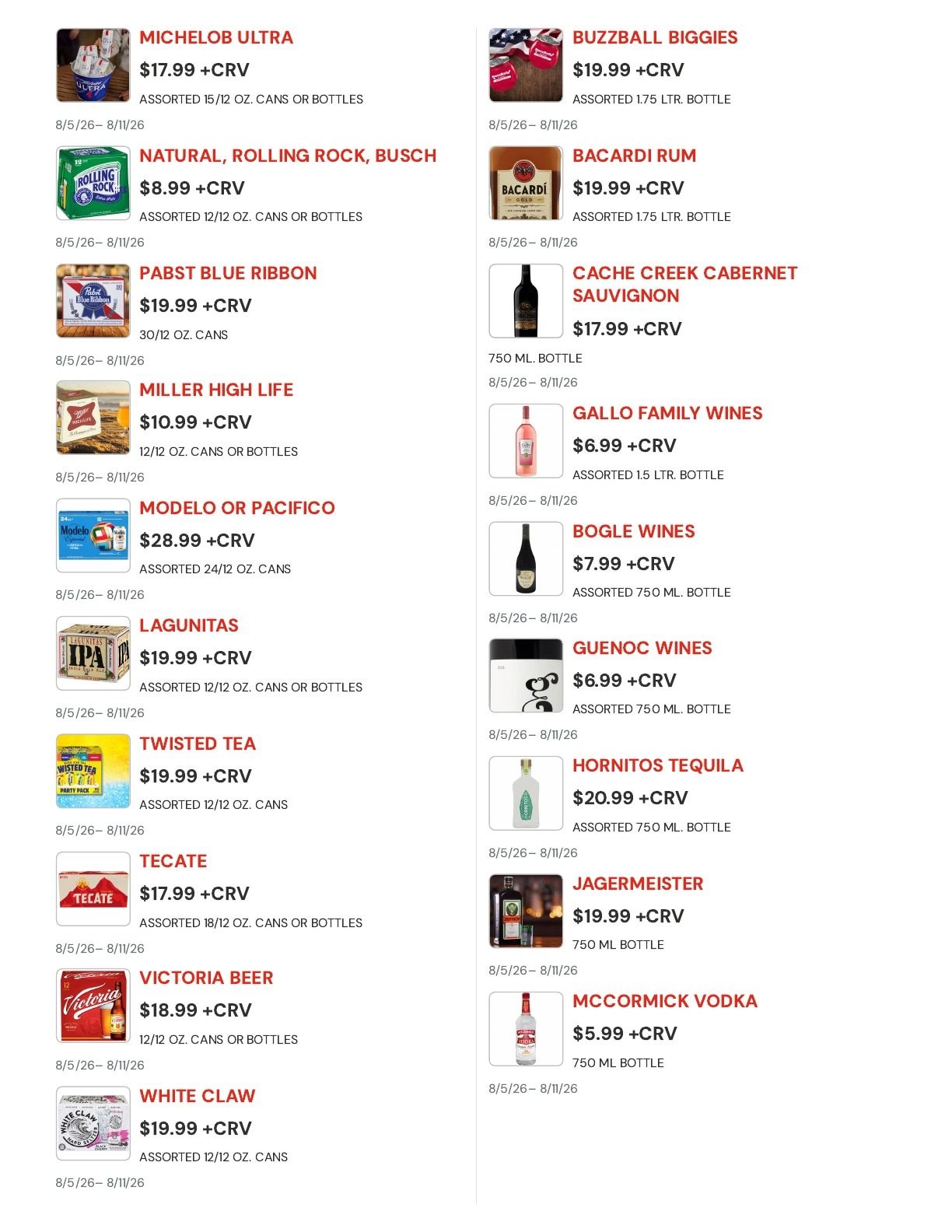 Foods Etc. Weekly Ad May 26 - August 11, 2026