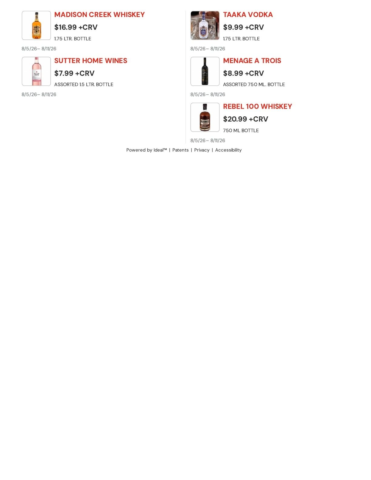 Foods Etc. Weekly Ad May 26 - August 11, 2026