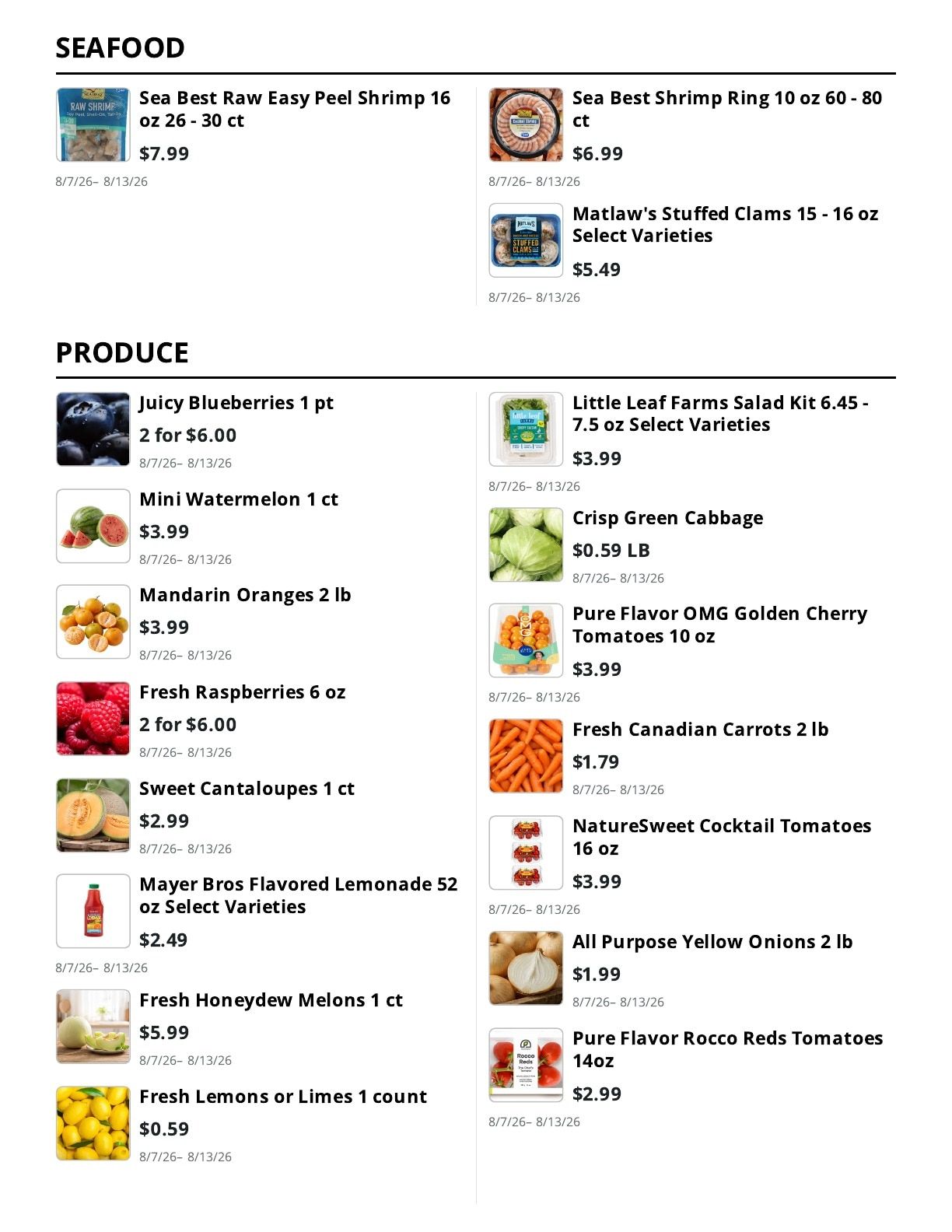 John's Shurfine Weekly Ad August 7 - 13, 2026