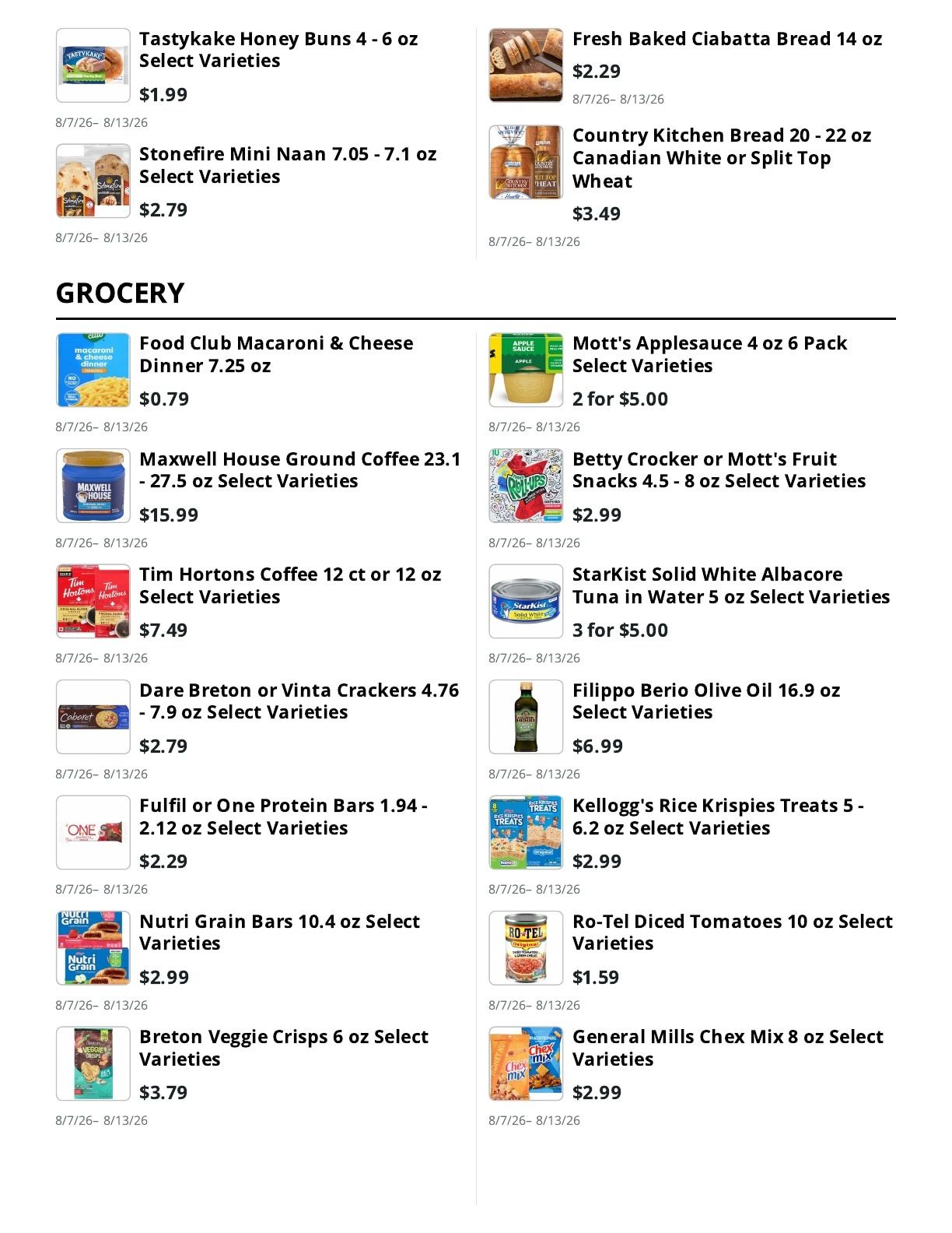 John's Shurfine Weekly Ad August 7 - 13, 2026