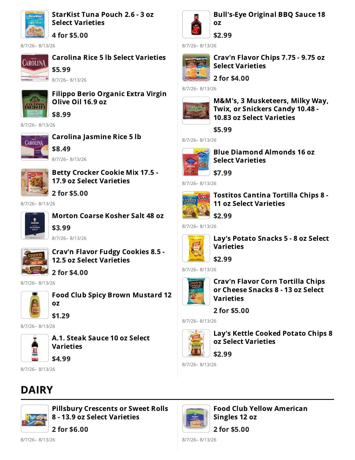 John's Shurfine Weekly Ad August 7 - 13, 2026