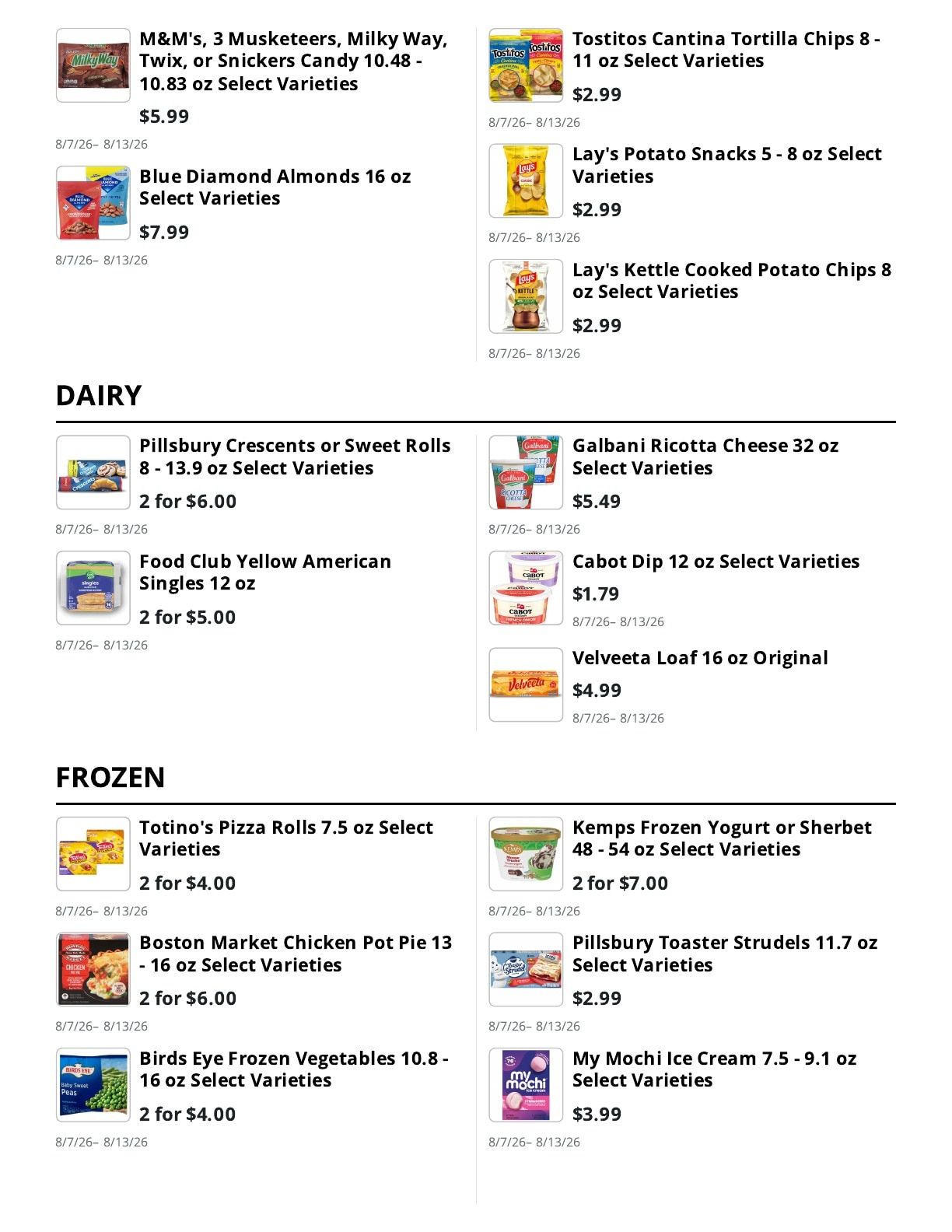 Lincoln's Country Store Weekly Ad July 26 - August 13, 2026