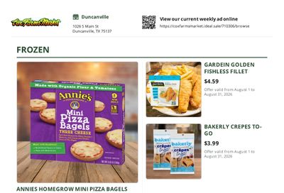 Cox Farms Market Weekly Ad August 1 - 31, 2026