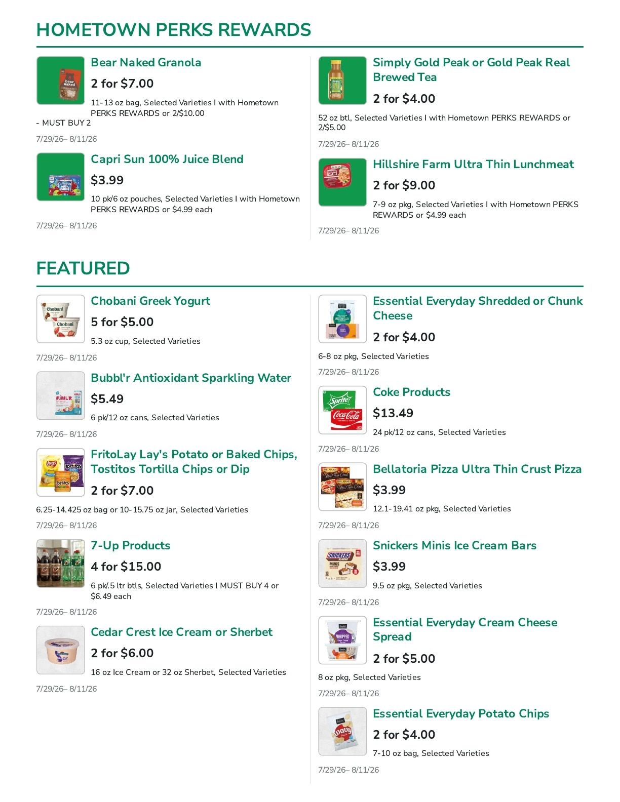 Lakewood SuperValu Weekly Ad July 29 - August 11, 2026