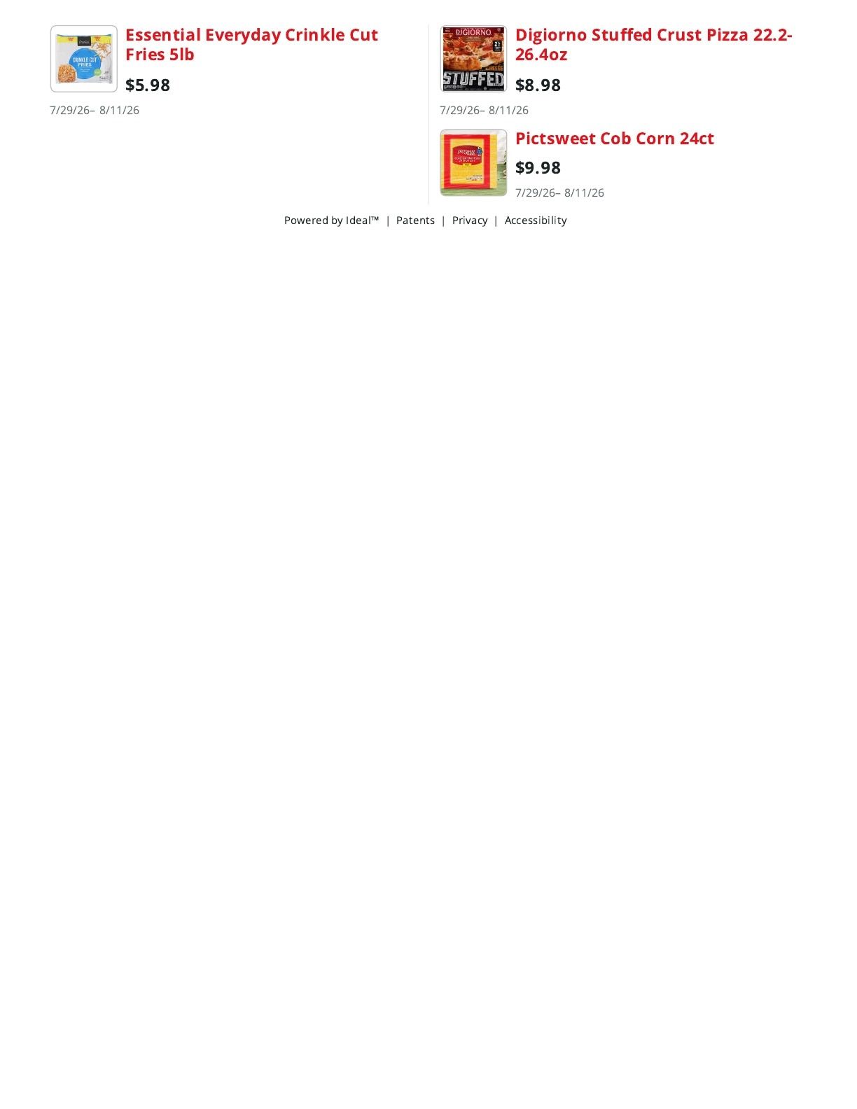 Shoppers Value Foods Louisiana Weekly Ad July 29 - August 11, 2026
