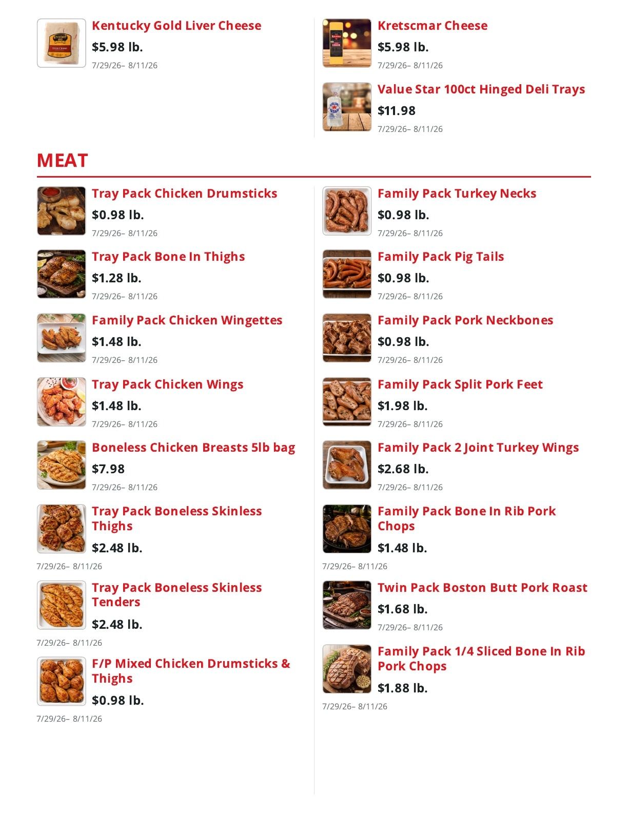 Shoppers Value Foods Louisiana Weekly Ad July 29 - August 11, 2026