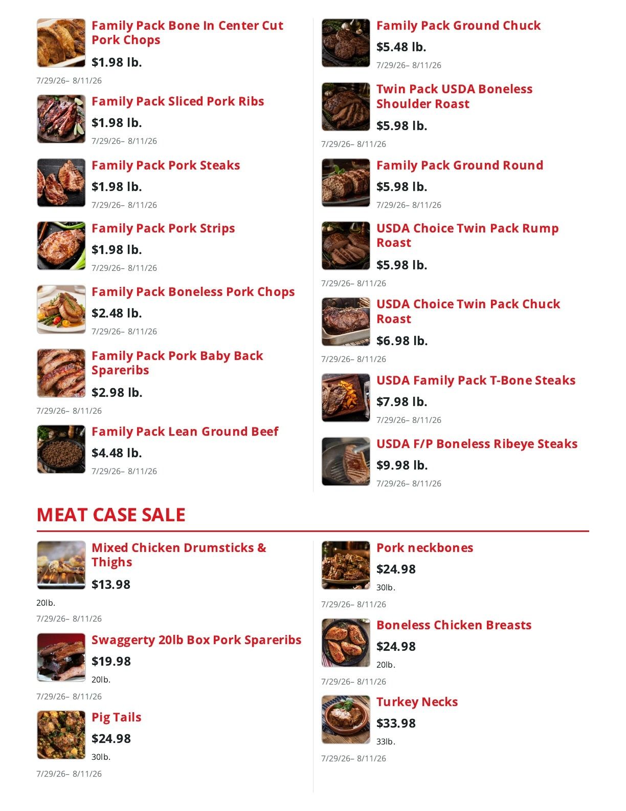 Shoppers Value Foods Louisiana Weekly Ad July 29 - August 11, 2026
