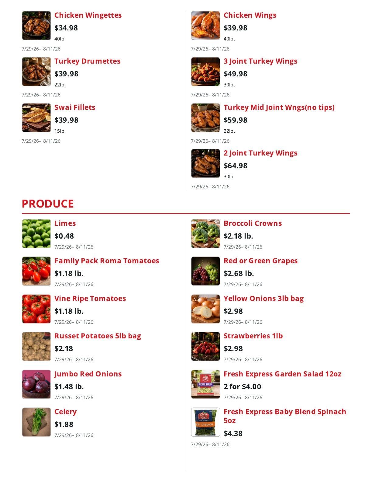 Shoppers Value Foods Louisiana Weekly Ad July 29 - August 11, 2026