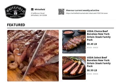 Whitefield Market Weekly Ad August 3 - 8, 2026