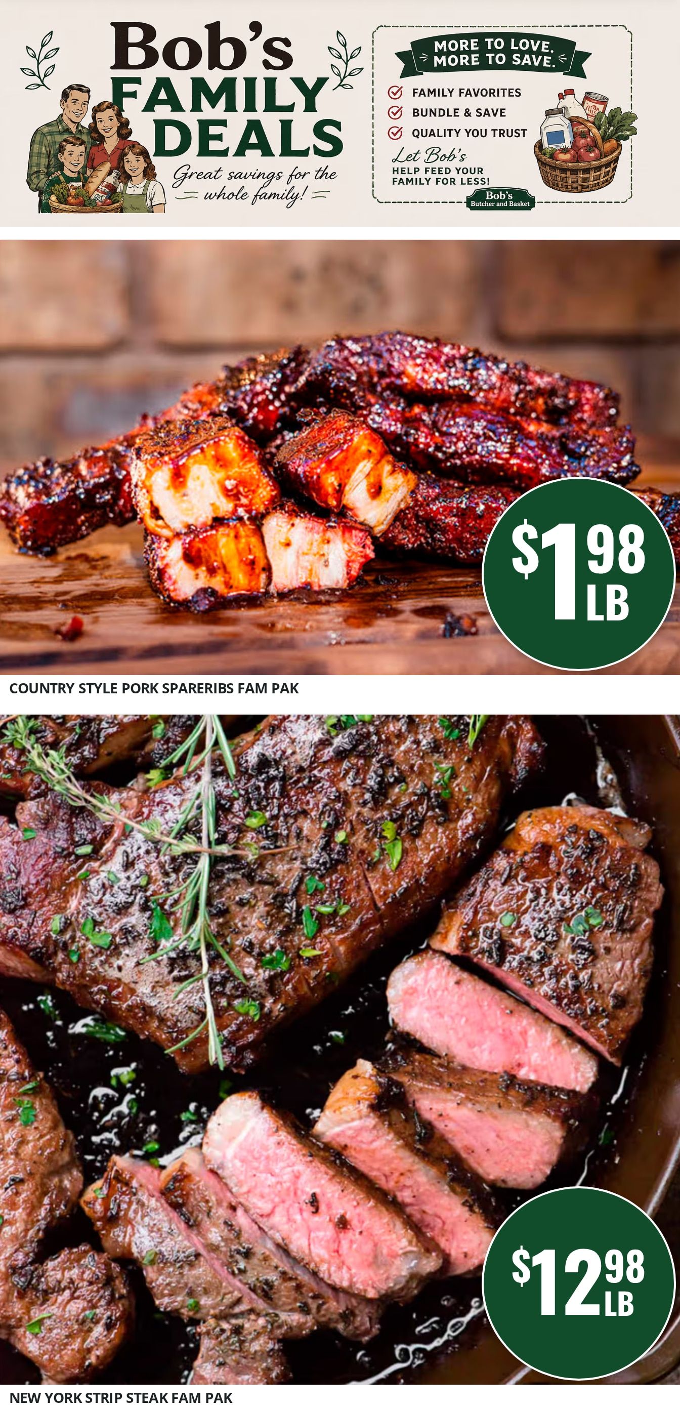 Bob's Butcher & Basket Weekly Ad August 7 - 13, 2026
