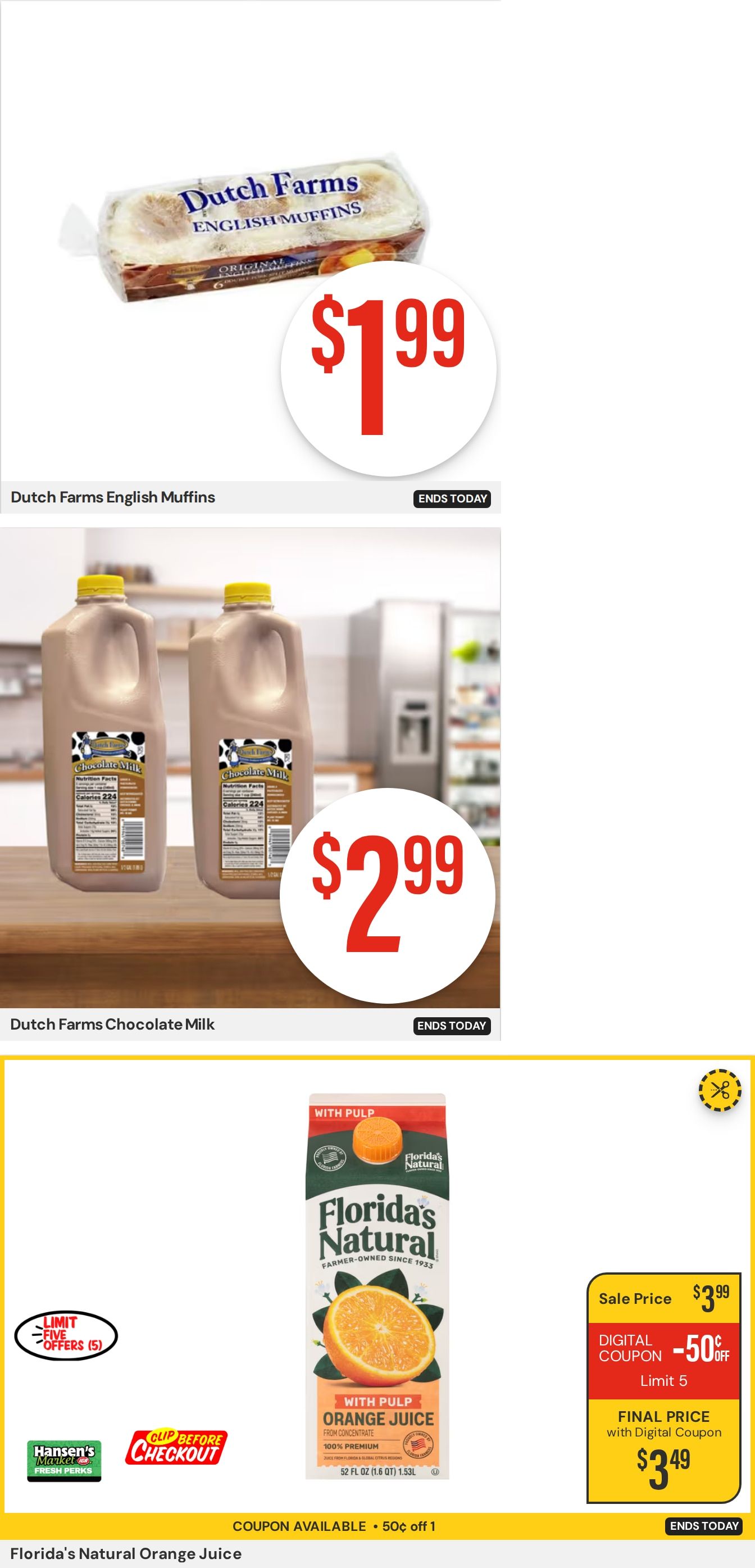 Hansen's IGA (East Troy, WI) Weekly Ad August 3 - 9, 2026