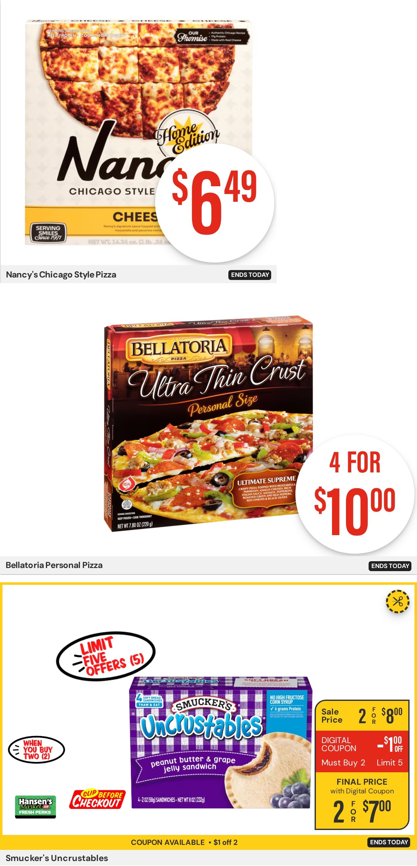 Hansen's IGA (East Troy, WI) Weekly Ad August 3 - 9, 2026