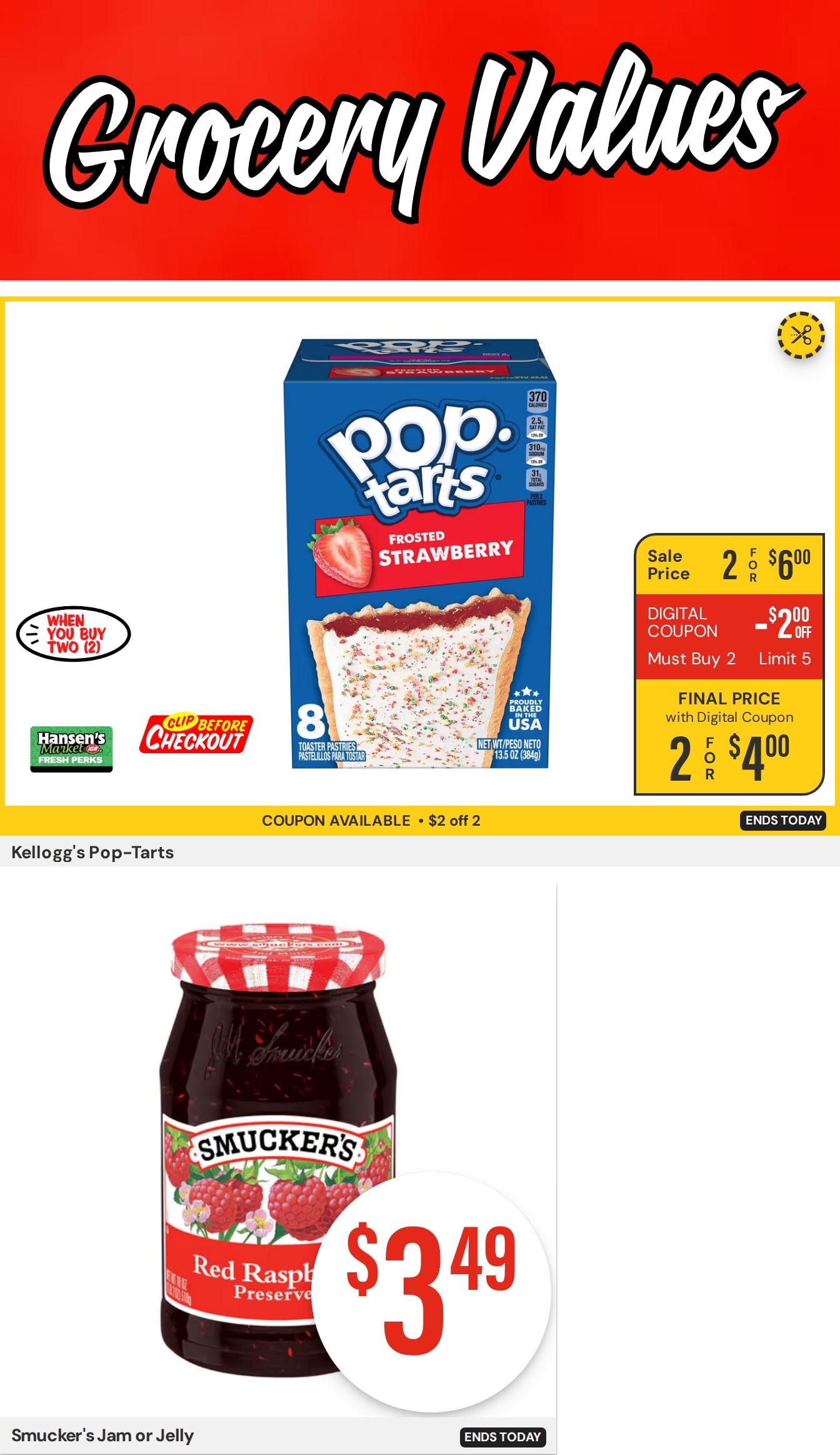 Hansen's IGA (East Troy, WI) Weekly Ad August 3 - 9, 2026
