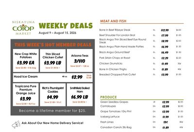 Niskayuna Co-op Weekly Ad August 9 - 15, 2026