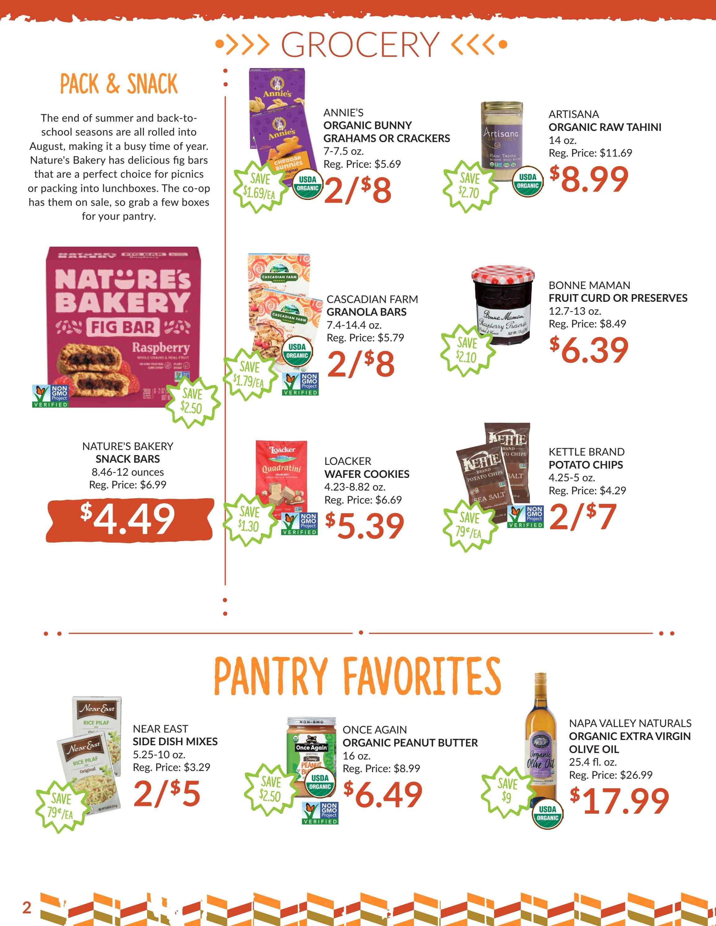 Honest Weight Food Co-op Weekly Ad August 5 - 11, 2026