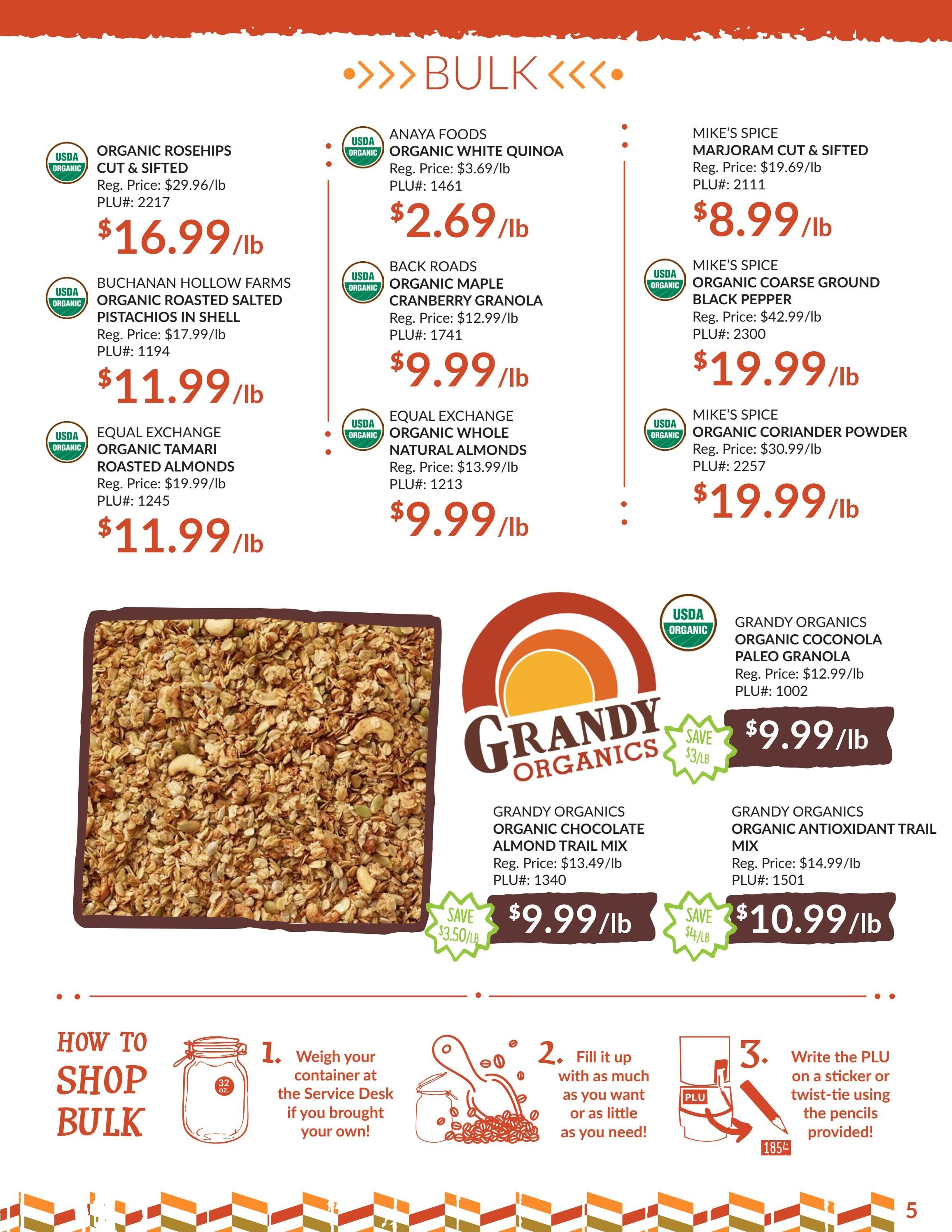 Honest Weight Food Co-op Weekly Ad August 5 - 11, 2026