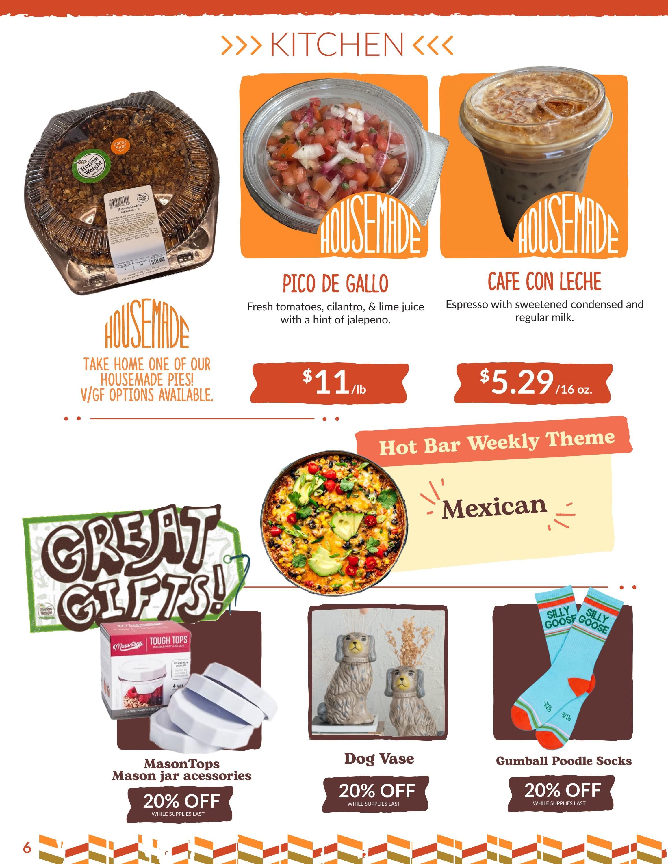 Honest Weight Food Co-op Weekly Ad August 5 - 11, 2026