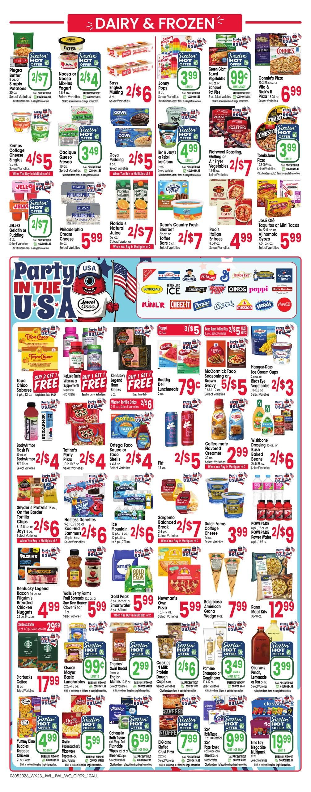 Jewel-Osco (Bellevue–Hanover Area, IA–IL) Weekly Ad August 5 - 11, 2026