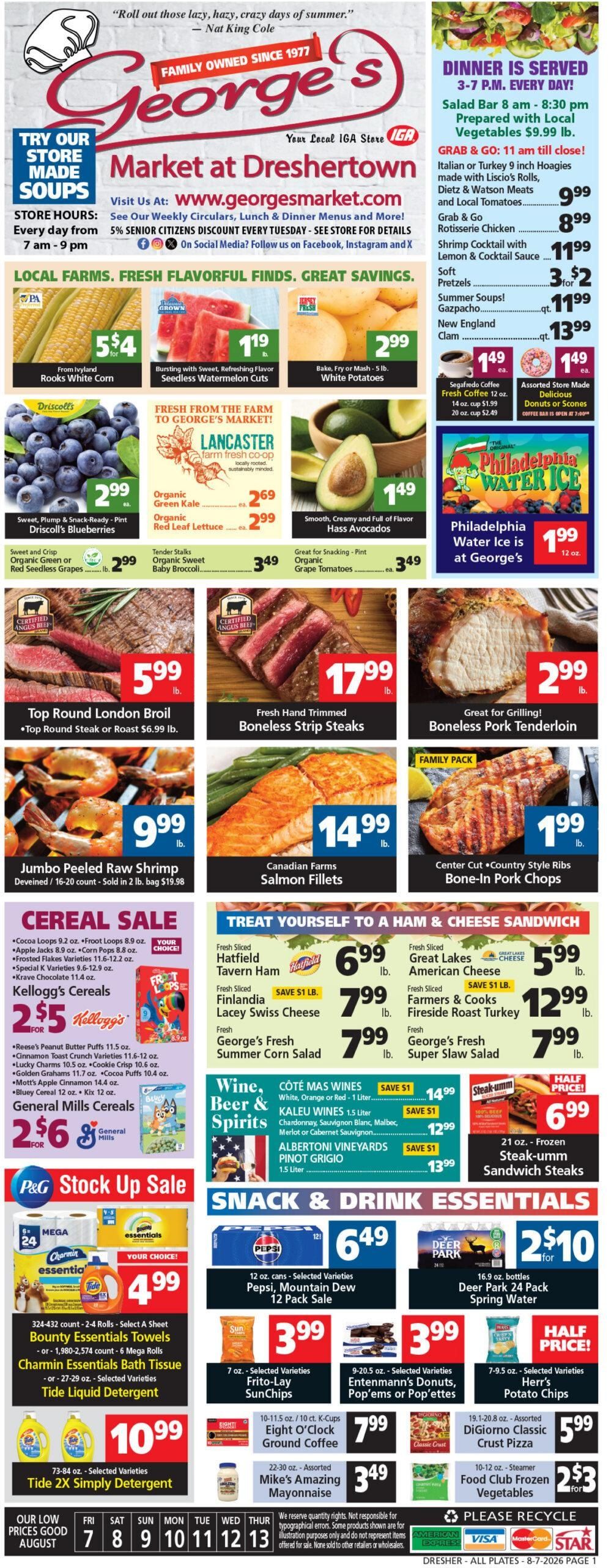 George's Market Weekly Ad August 7 - 13, 2026