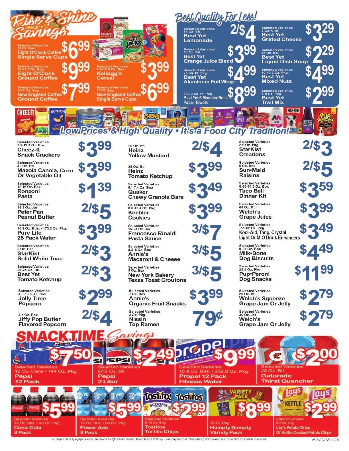 Food City New England (Maine, Vermont) Weekly Ad August 7 - 13, 2026
