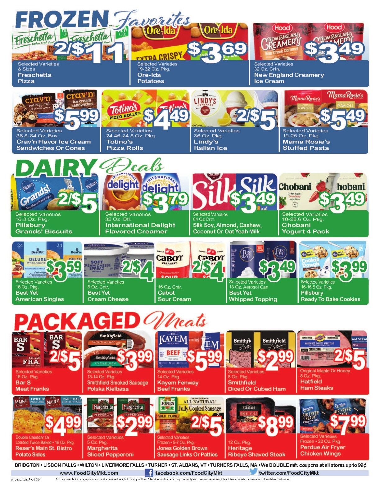 Food City New England (Maine, Vermont) Weekly Ad August 7 - 13, 2026