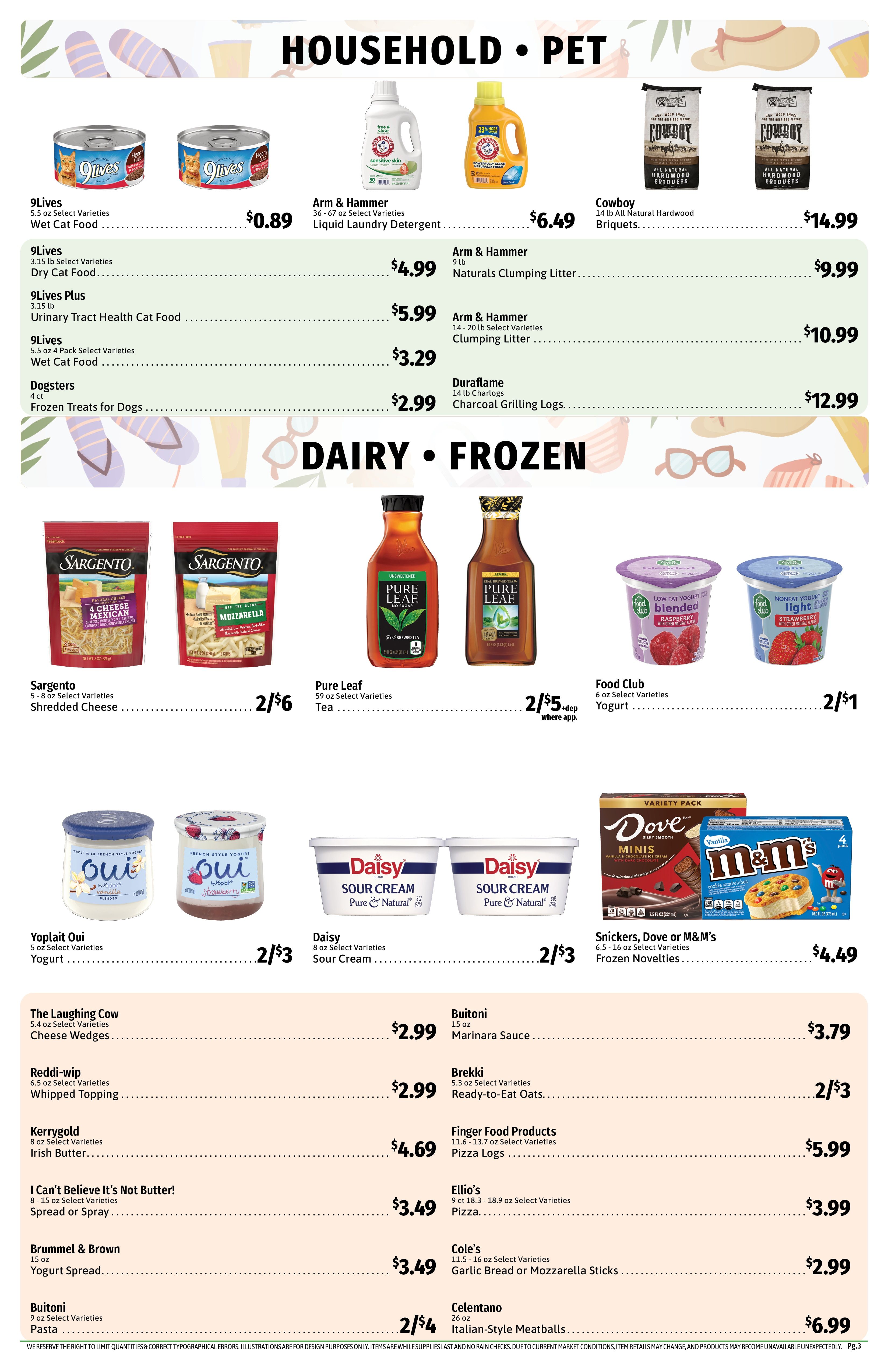 Saucier's Market Weekly Ad August 3 - 9, 2026