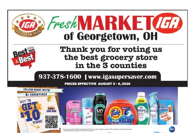 IGA Supersaver Weekly Ad August 3 - 10, 2026