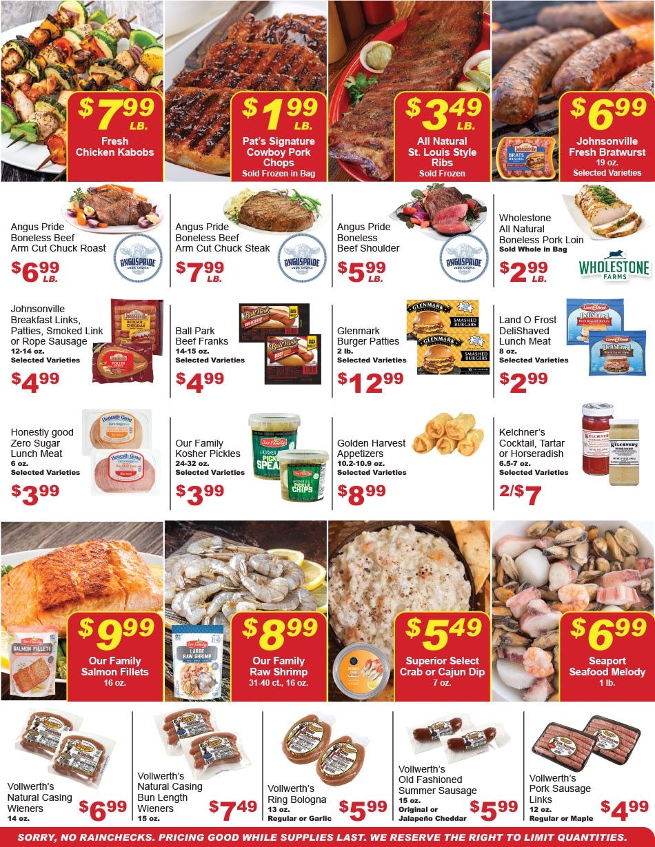 Pat's Foods Weekly Ad July 30 - August 12, 2026
