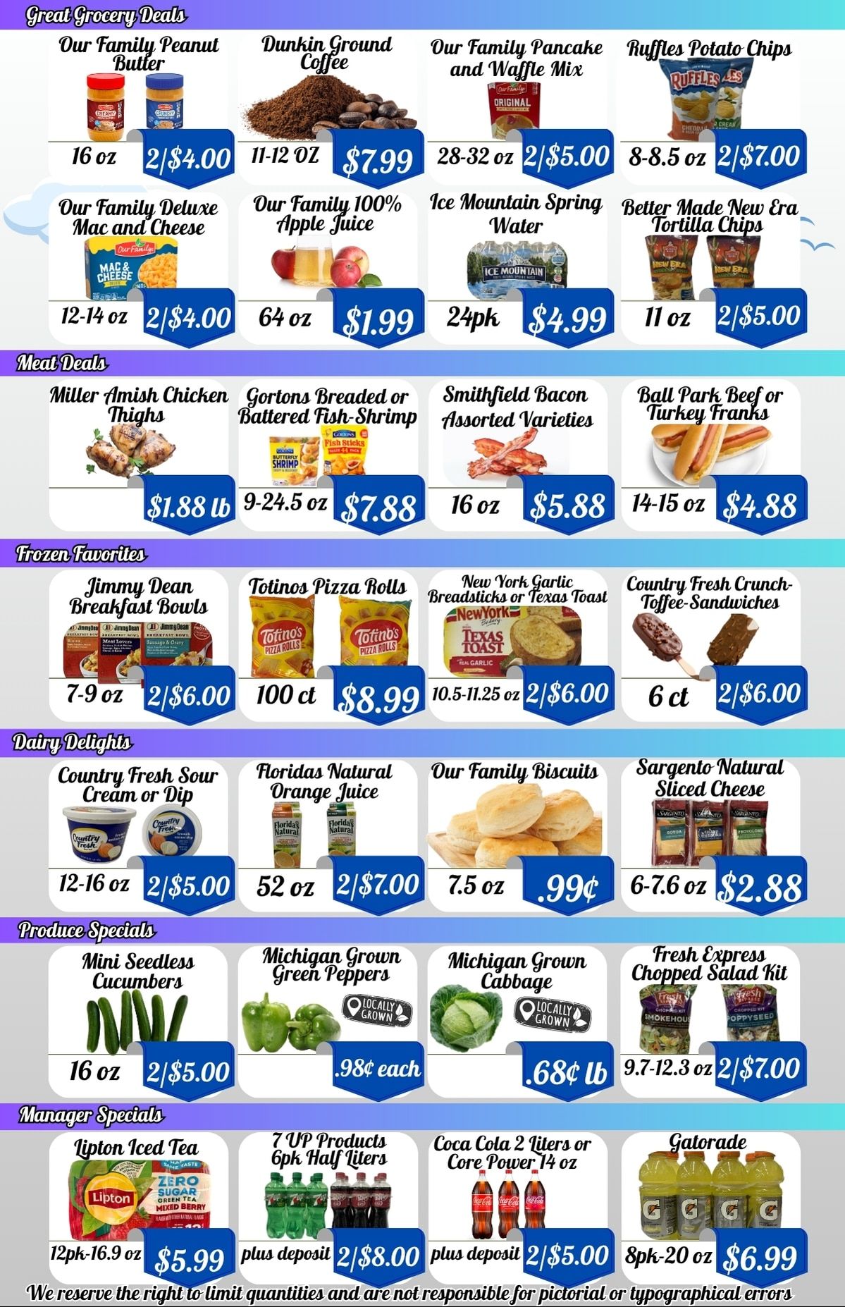 Sanford Food Center Weekly Ad August 3 - 9, 2026