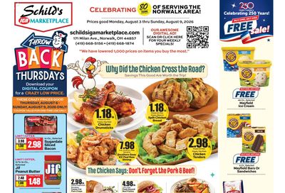 Schild's IGA Marketplace Weekly Ad August 3 - 9, 2026