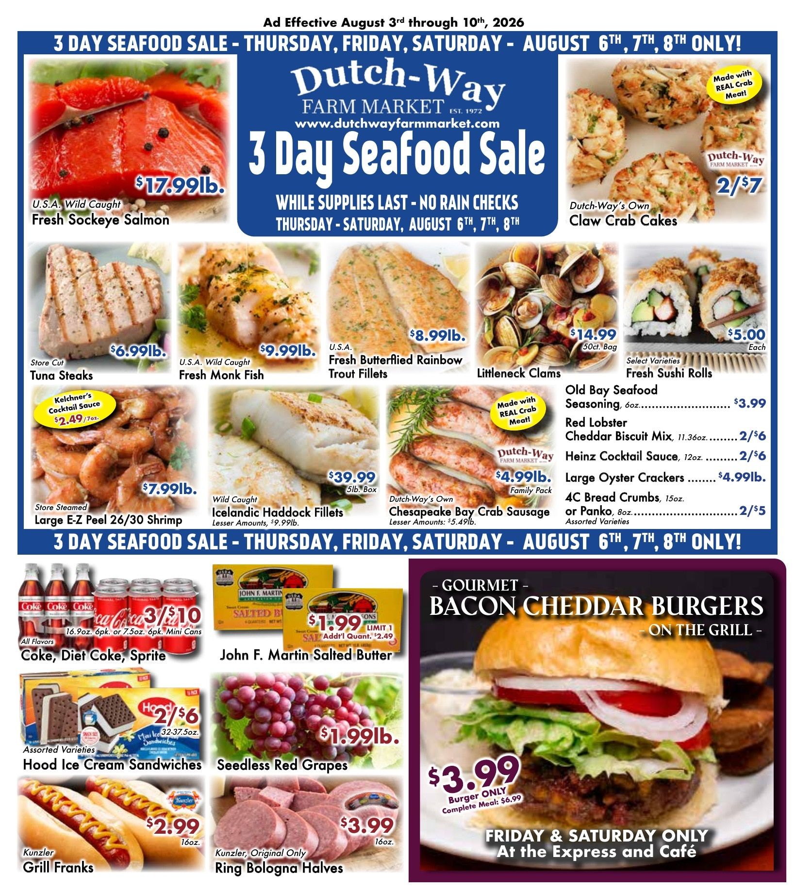 Dutch-Way Farm Market Weekly Ad August 3 - 10, 2026