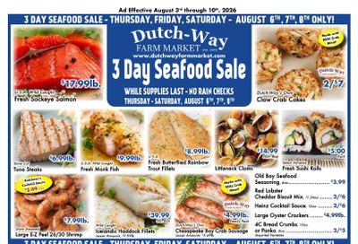 Dutch-Way Farm Market Weekly Ad August 3 - 10, 2026
