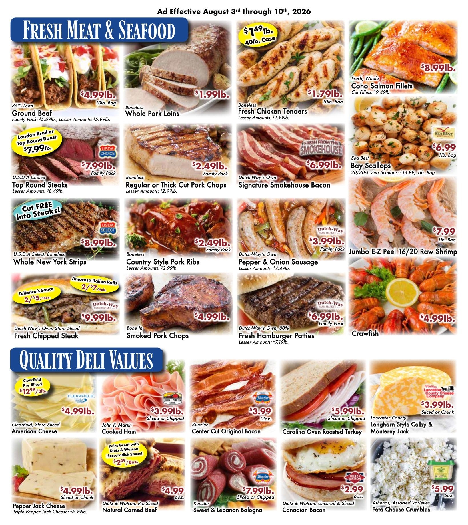 Dutch-Way Farm Market Weekly Ad August 3 - 10, 2026