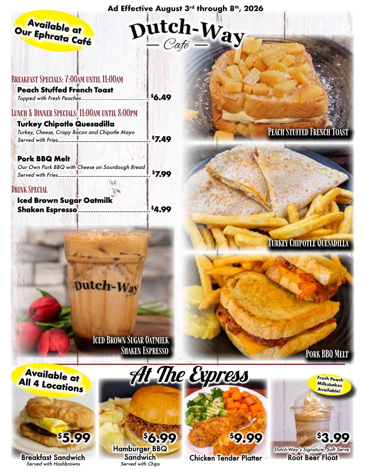 Dutch-Way Farm Market Weekly Ad August 3 - 10, 2026