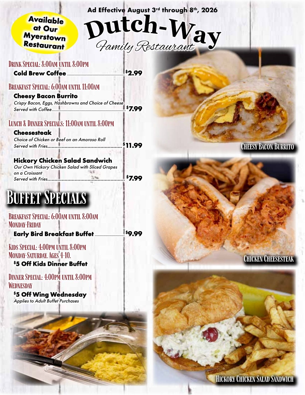 Dutch-Way Farm Market Weekly Ad August 3 - 10, 2026