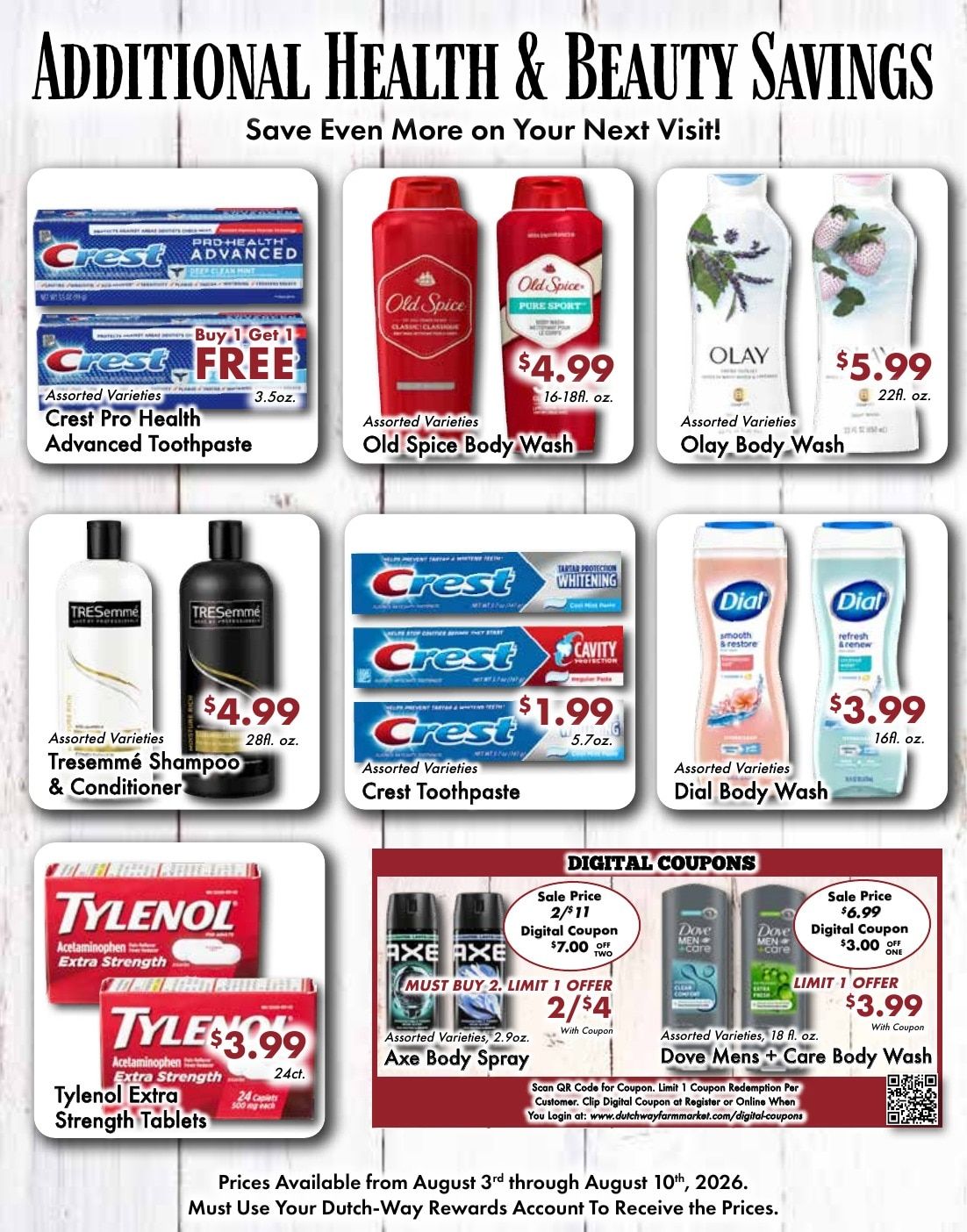 Dutch-Way Farm Market Weekly Ad August 3 - 10, 2026