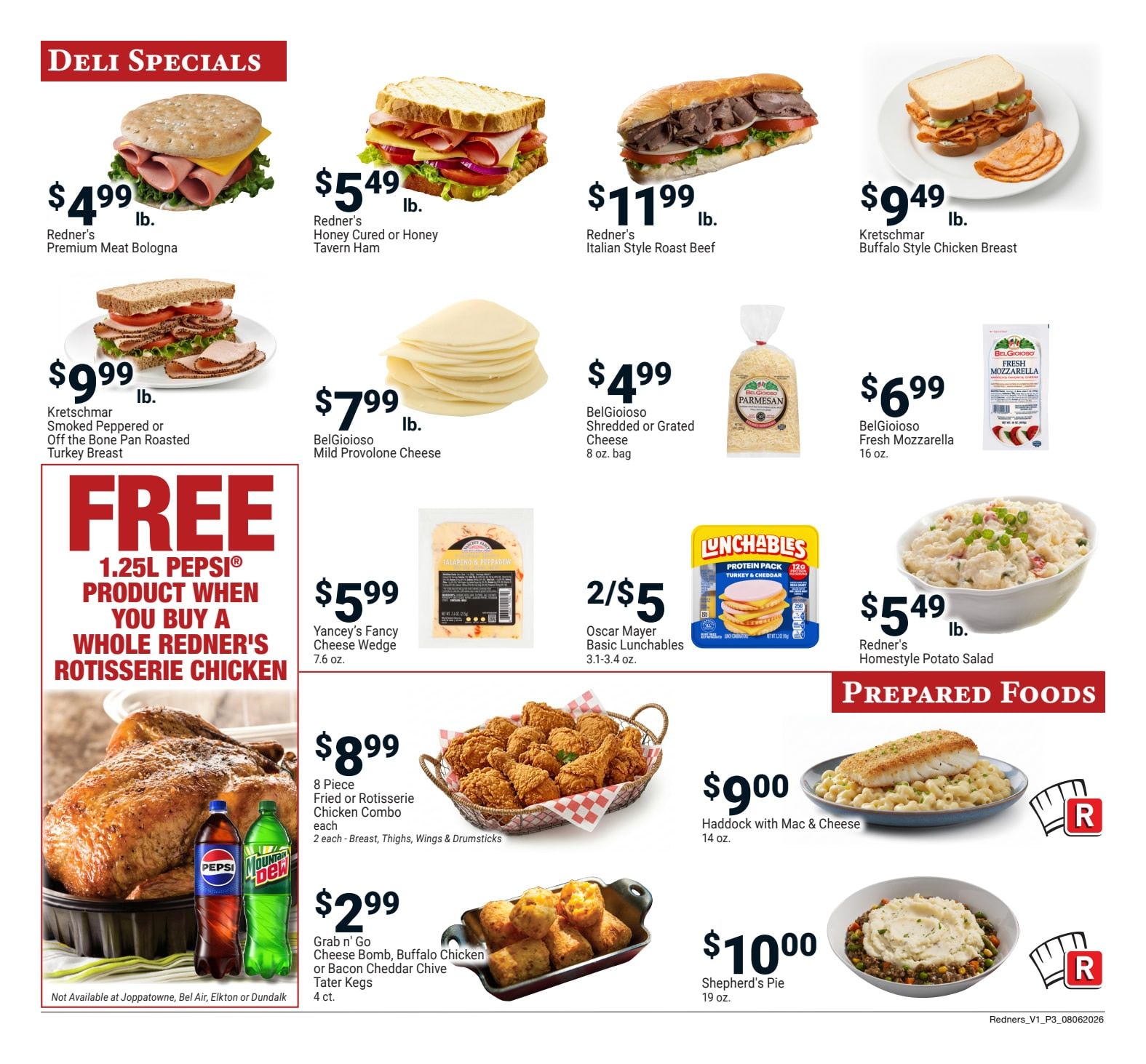 Redner's Markets (Allentown and other locations, PA) Weekly Ad August 6 - 12, 2026