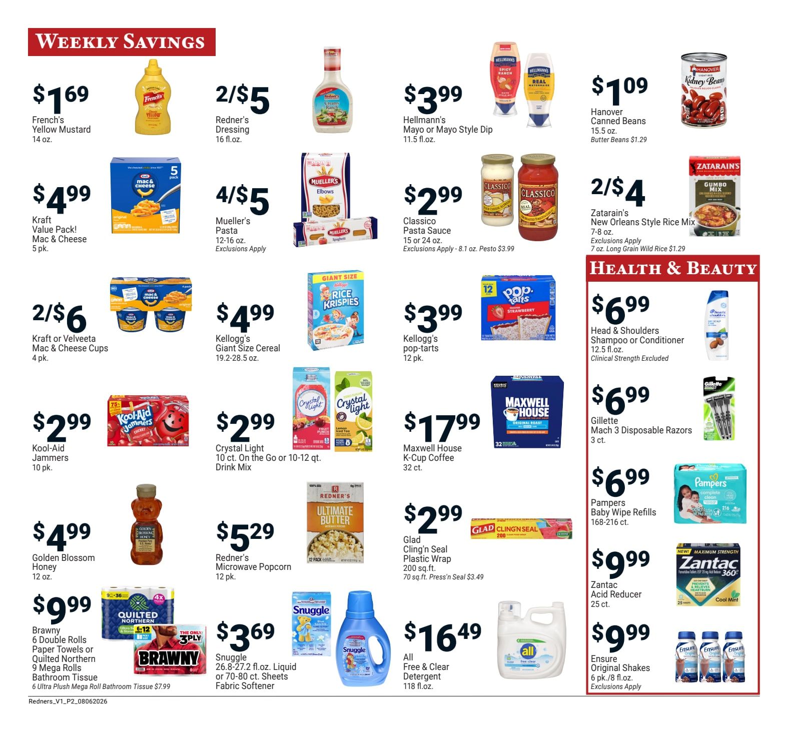 Redner's Markets (Camden and other locations, DE) Weekly Ad August 6 - 12, 2026